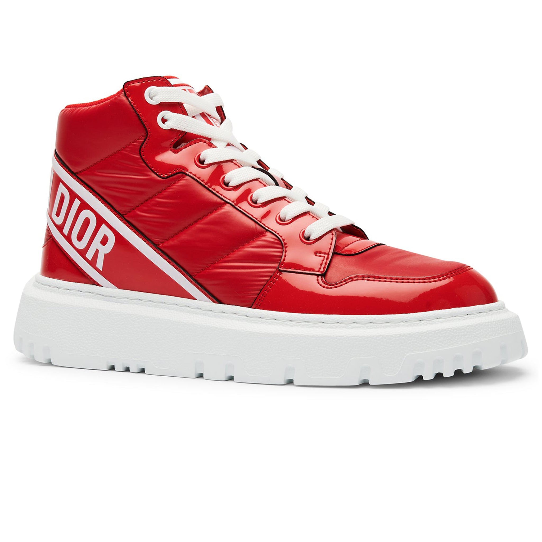 Red and white christian dior sneakers Clearance