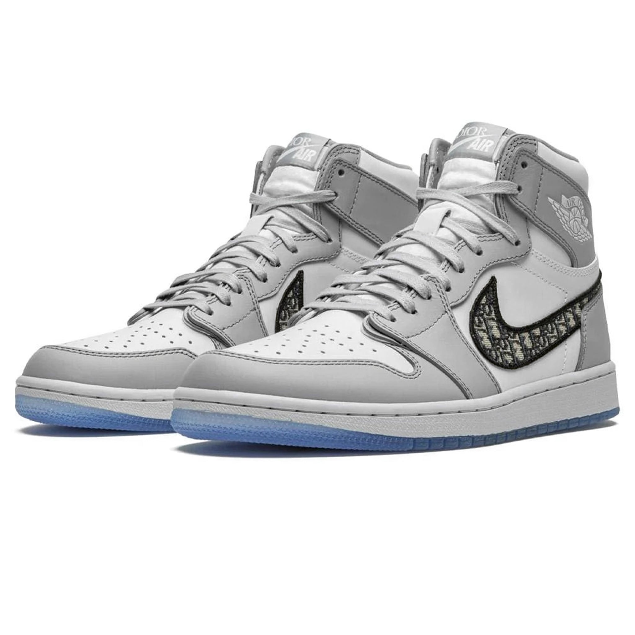 Geef energie Gezamenlijke selectie spiraal Dior x Air Jordan 1 High OG Grey Sneaker – Crepslocker