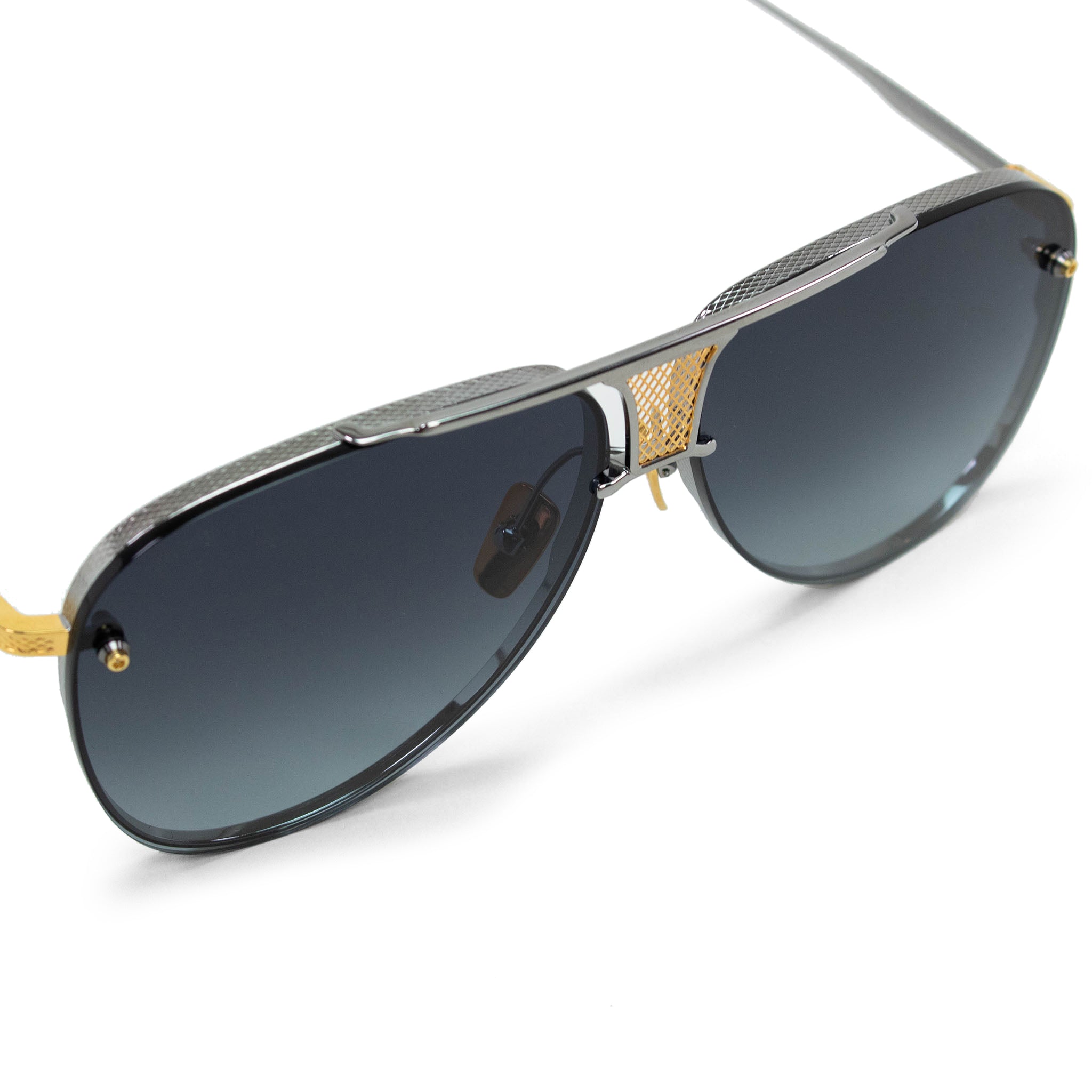 Image of Dita Eyewear Decade Two DRX-2082 Palladium/Yellow Gold Sunglasses