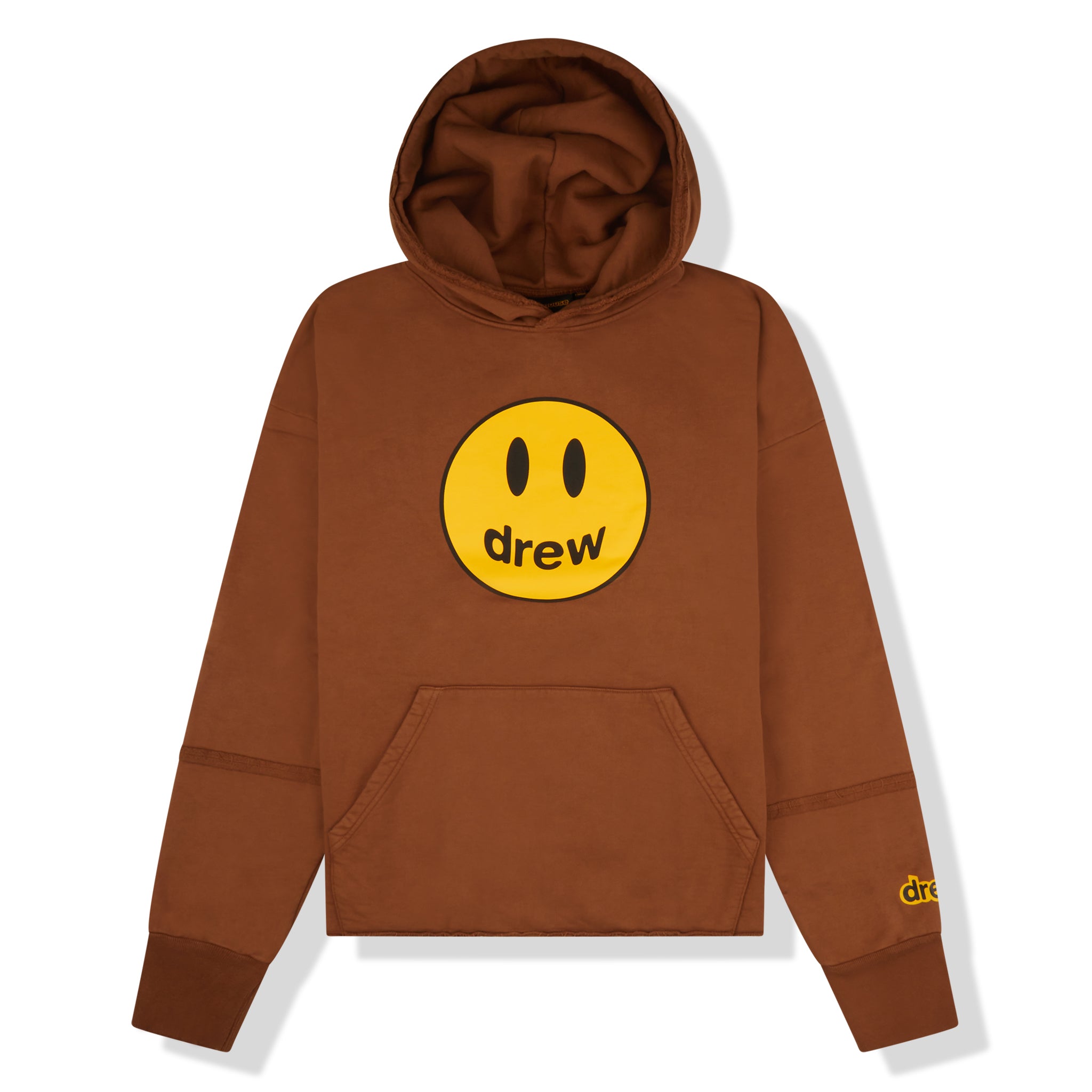 Image of Drew House Mascot Deconstructed Hoodie Brown