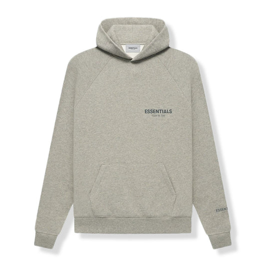 Fear Of God Essentials Core Collection Dark Heather Oatmeal Hoodie