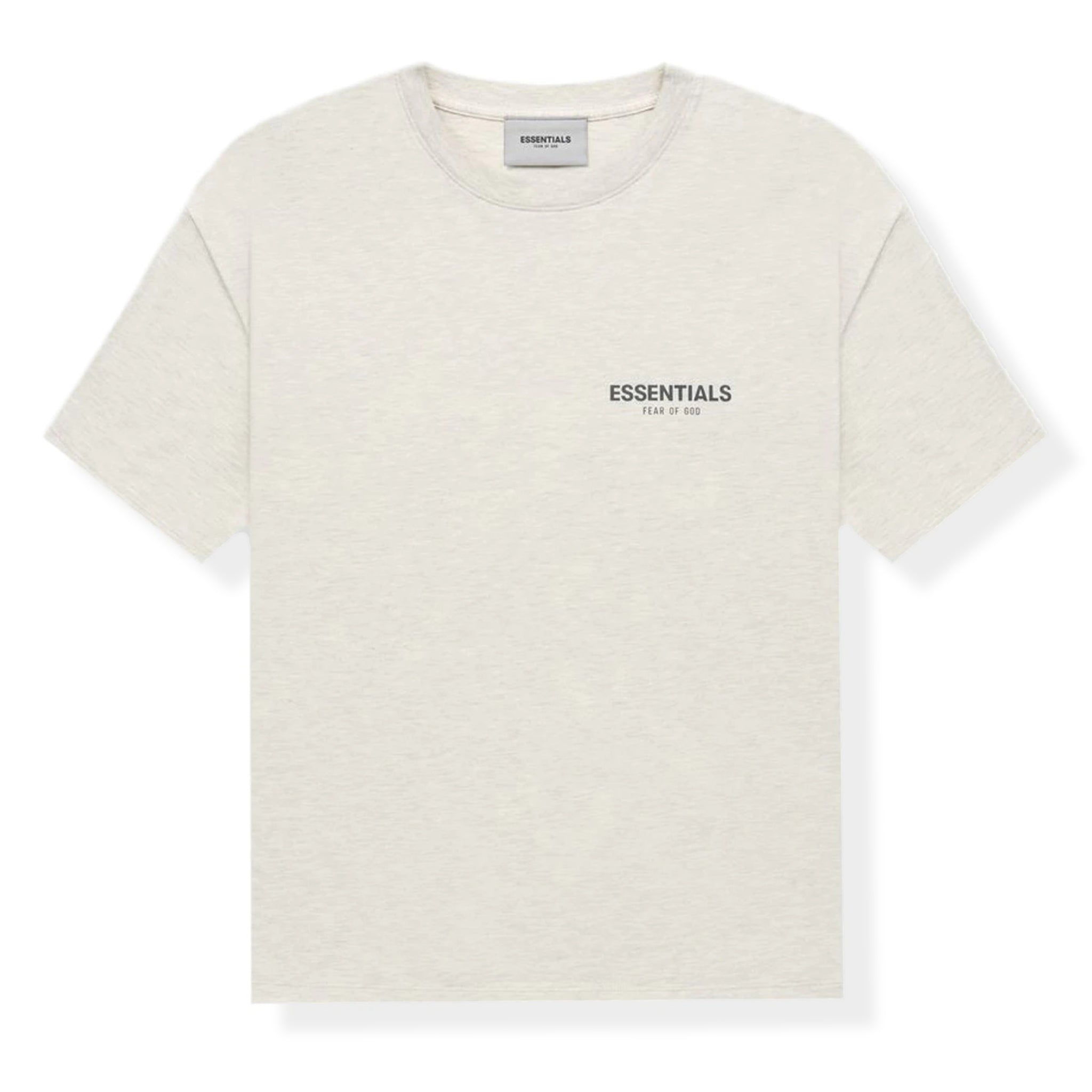 Image of Fear Of God Essentials Core Collection Light Heather Oatmeal T-Shirt
