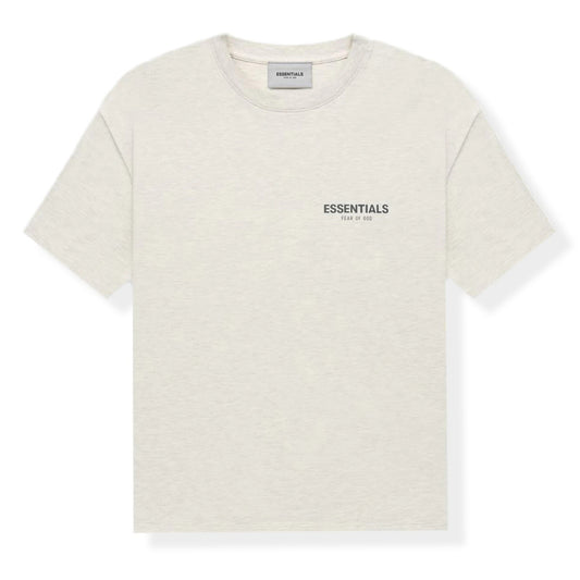 Fear Of God Essentials Core Collection Light Heather Oatmeal T Shirt