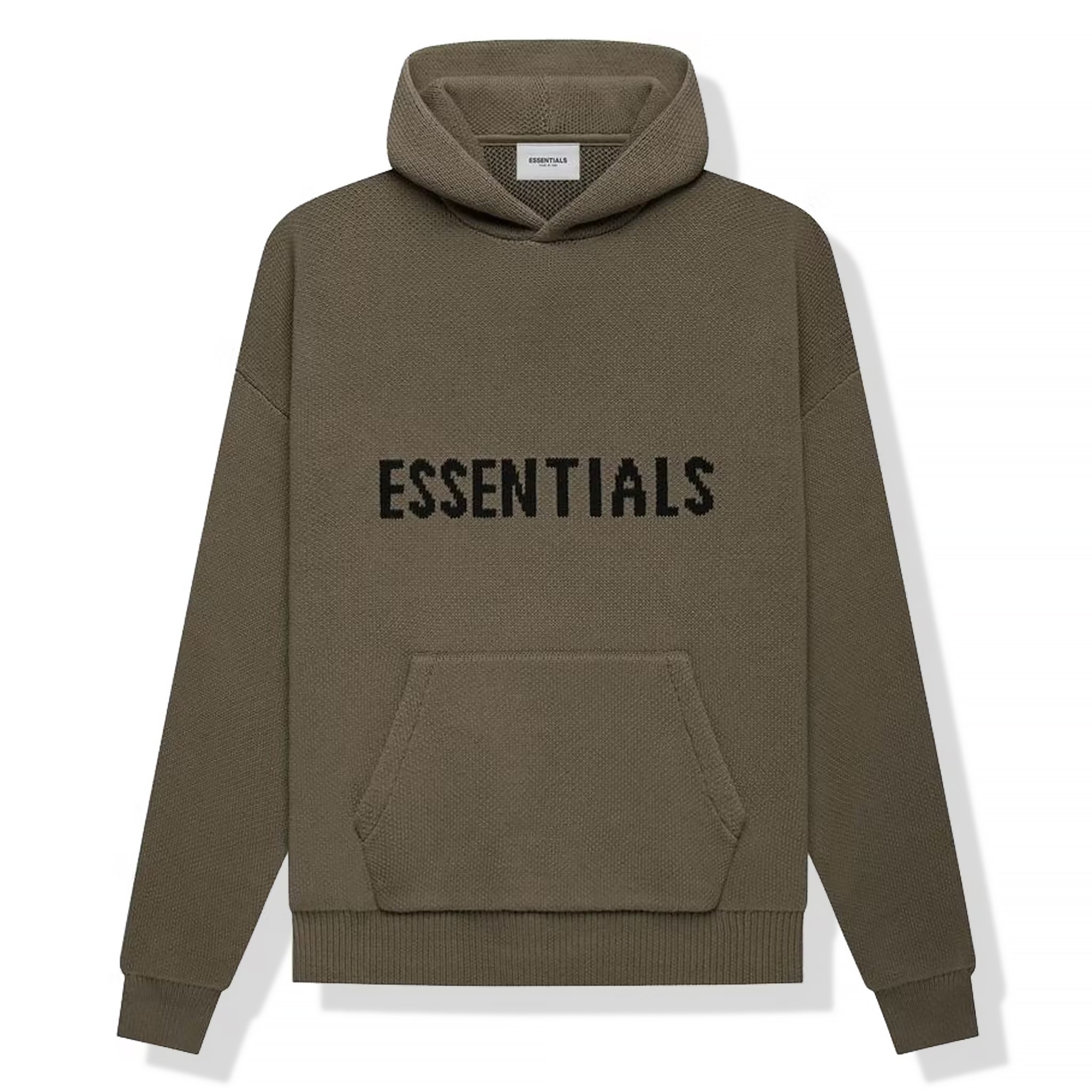Image of Fear Of God Essentials Harvest Knit Hoodie (Fall '21)