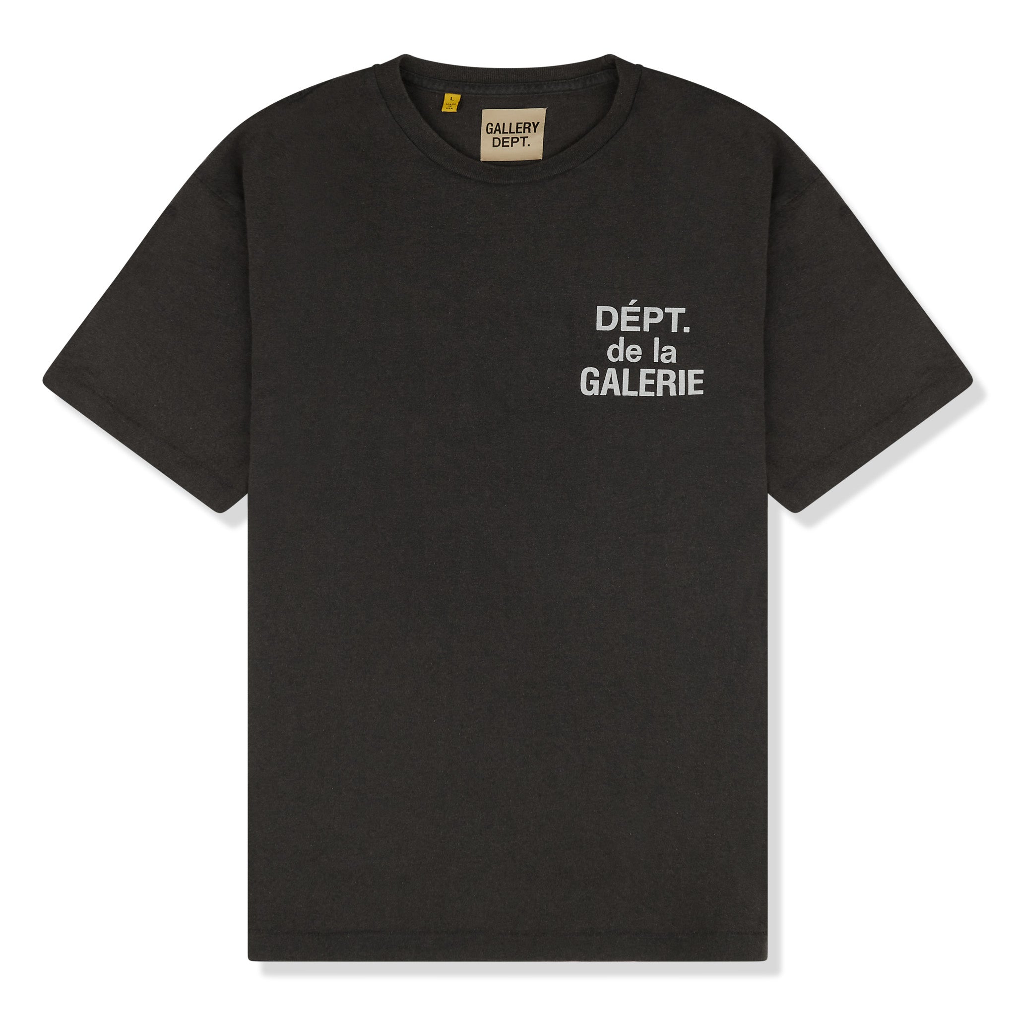 Image of Gallery Dept. Reversible French Logo Black T Shirt