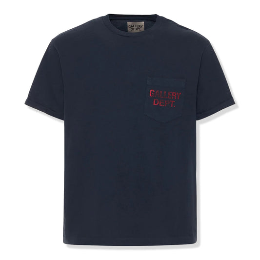 Gallery Dept. Chest Logo Black Pocket T Shirt