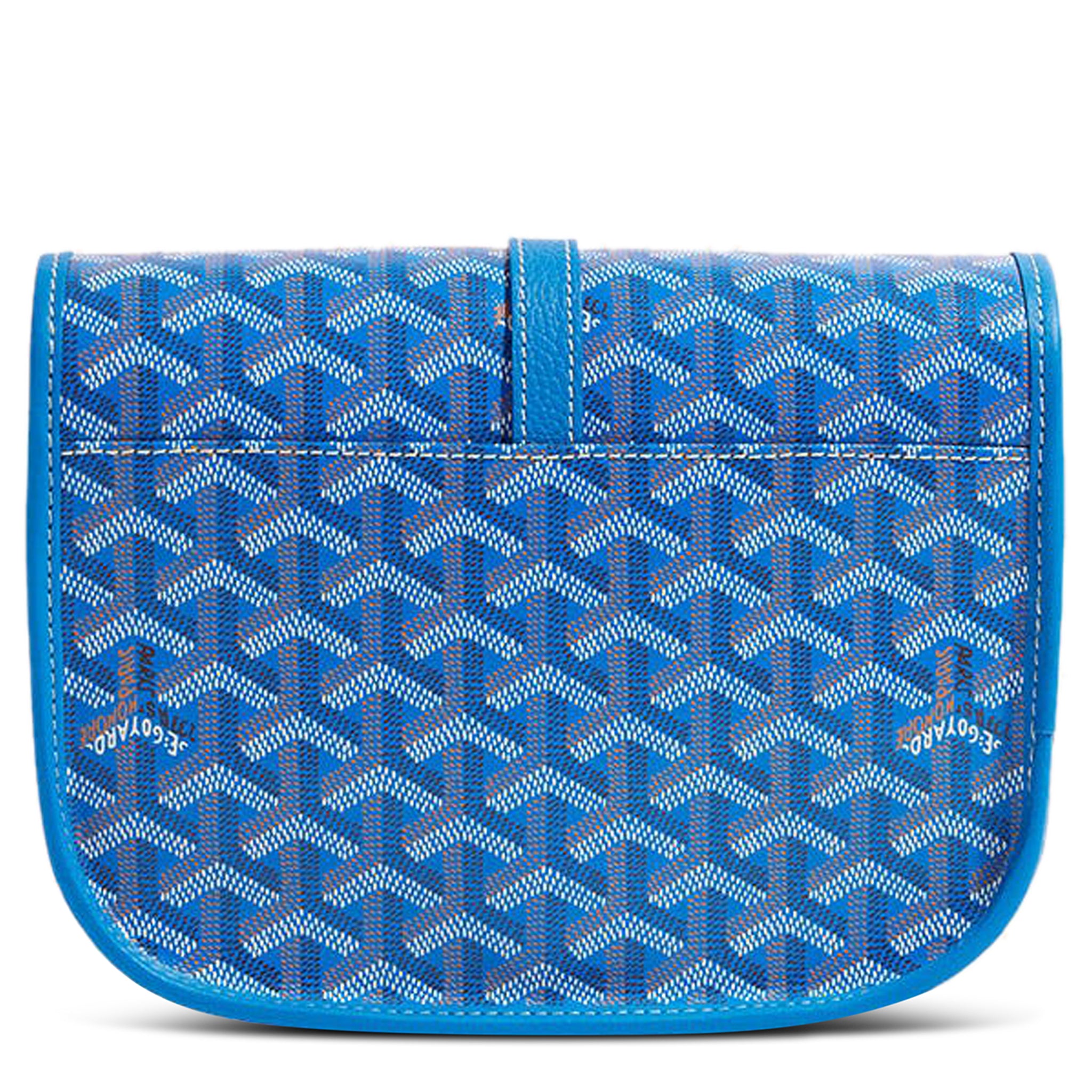 Image of Goyard Goyardine Belvedere II Sky Blue PM Messenger Bag