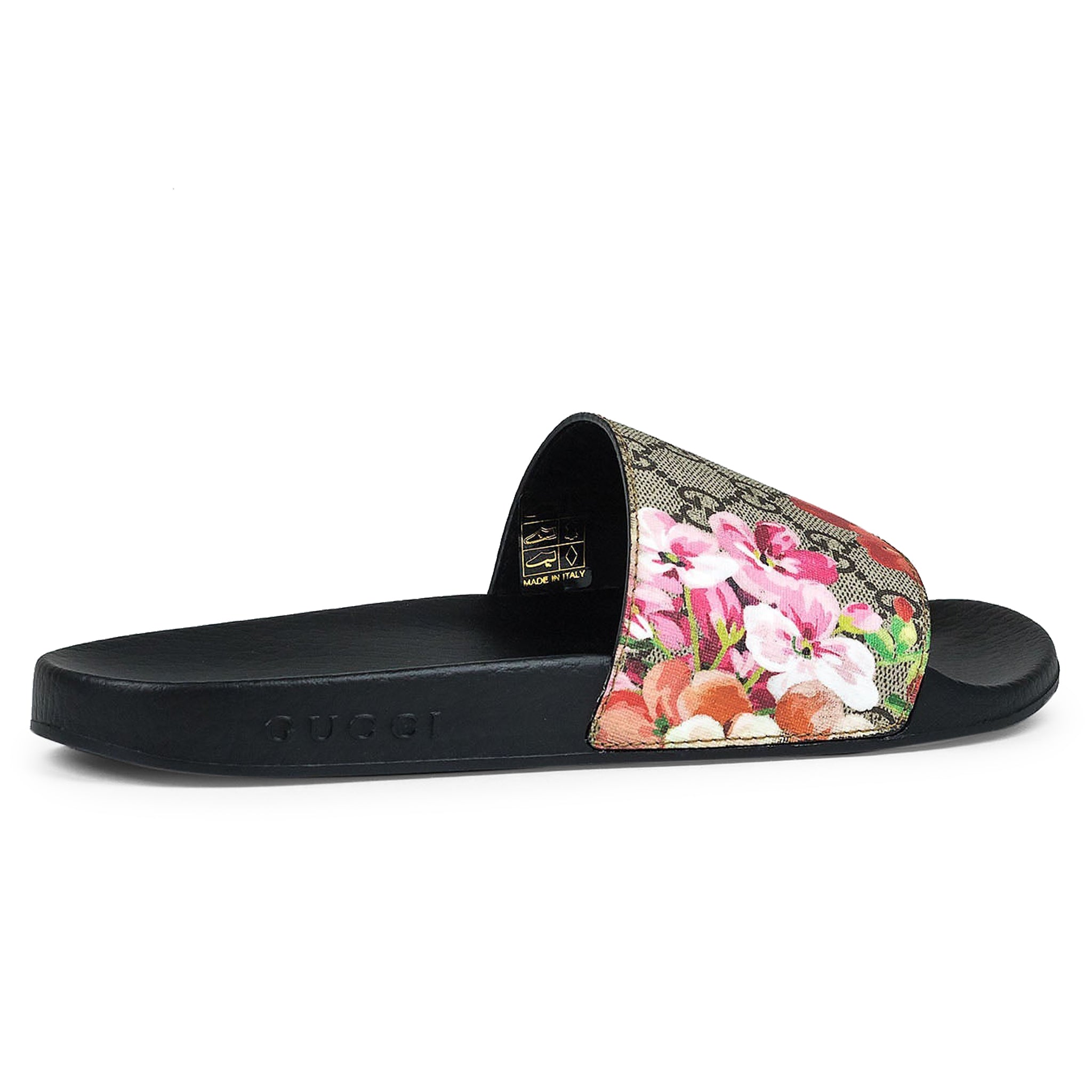Image of Gucci Blooms GG Pursuit Pool Slides