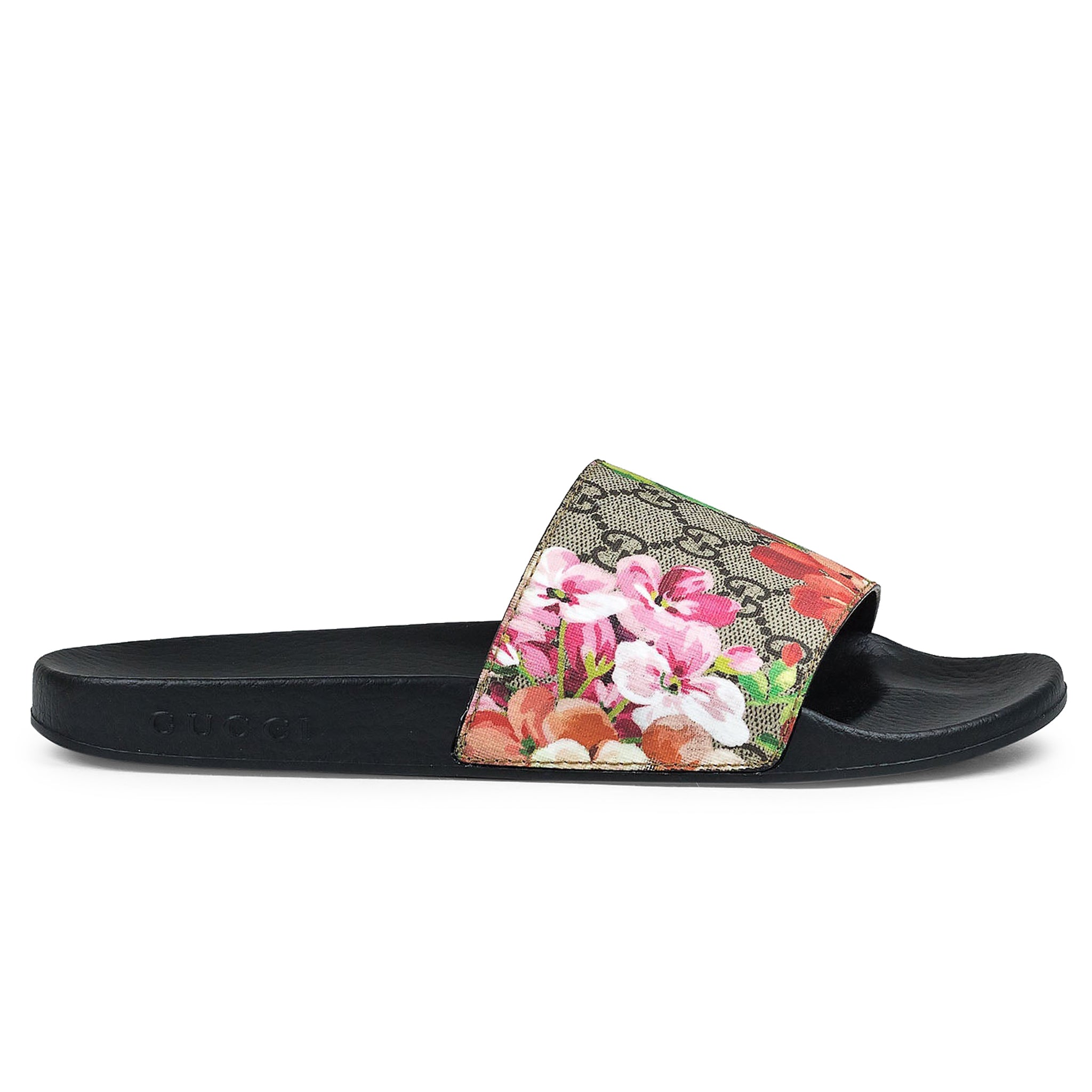 Image of Gucci Blooms GG Pursuit Pool Slides