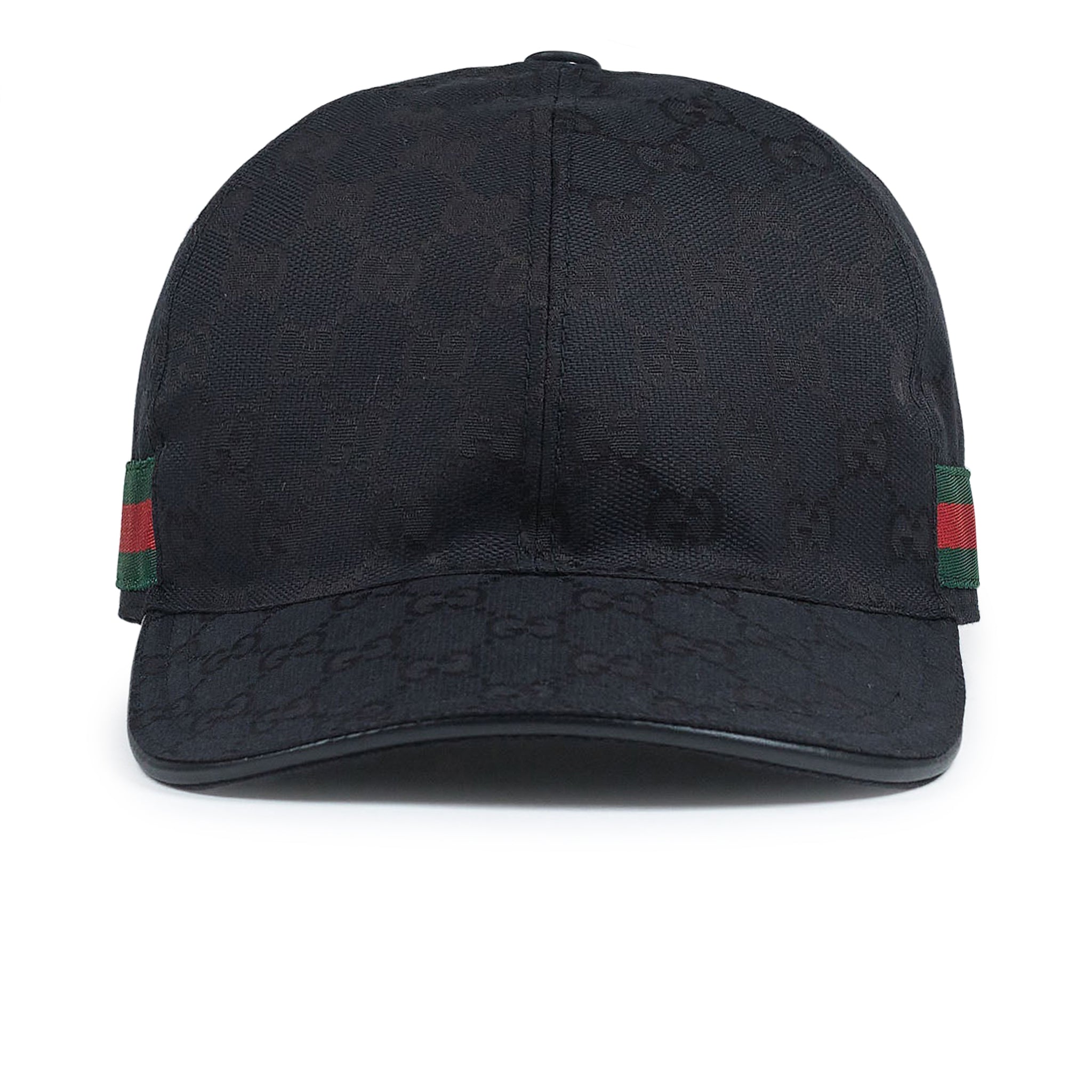 Image of Gucci GG Canvas Black Baseball Cap