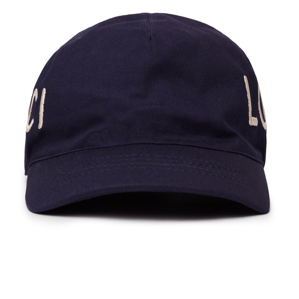Gucci Royal Blue Cap with Ivory Letters NWT Gucci GG Baseball Cap Blue/Ivory/Brown Men main image 4