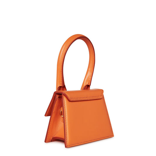 Jacquemus Le Chiquito Orange Mini Leather Bag