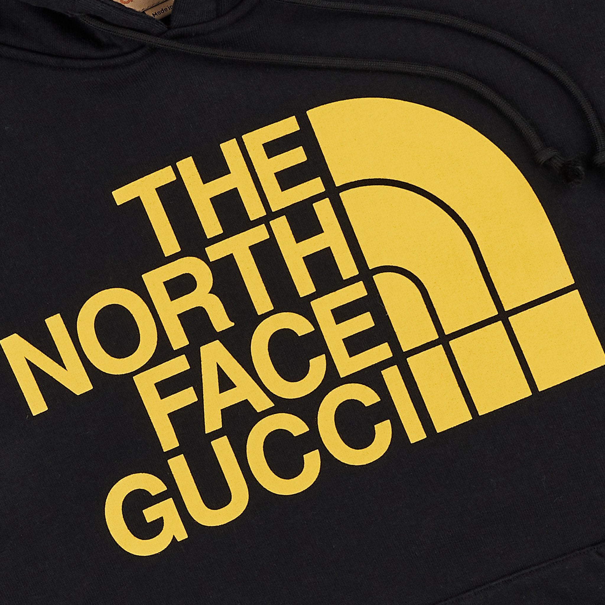 Gucci x The North Face Black Yellow Hoodie