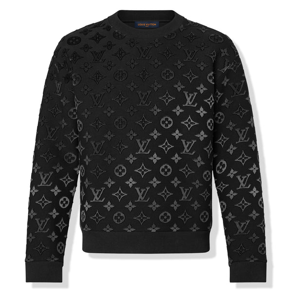 Louis Vuitton Supreme black pattern sweater - LIMITED EDITION