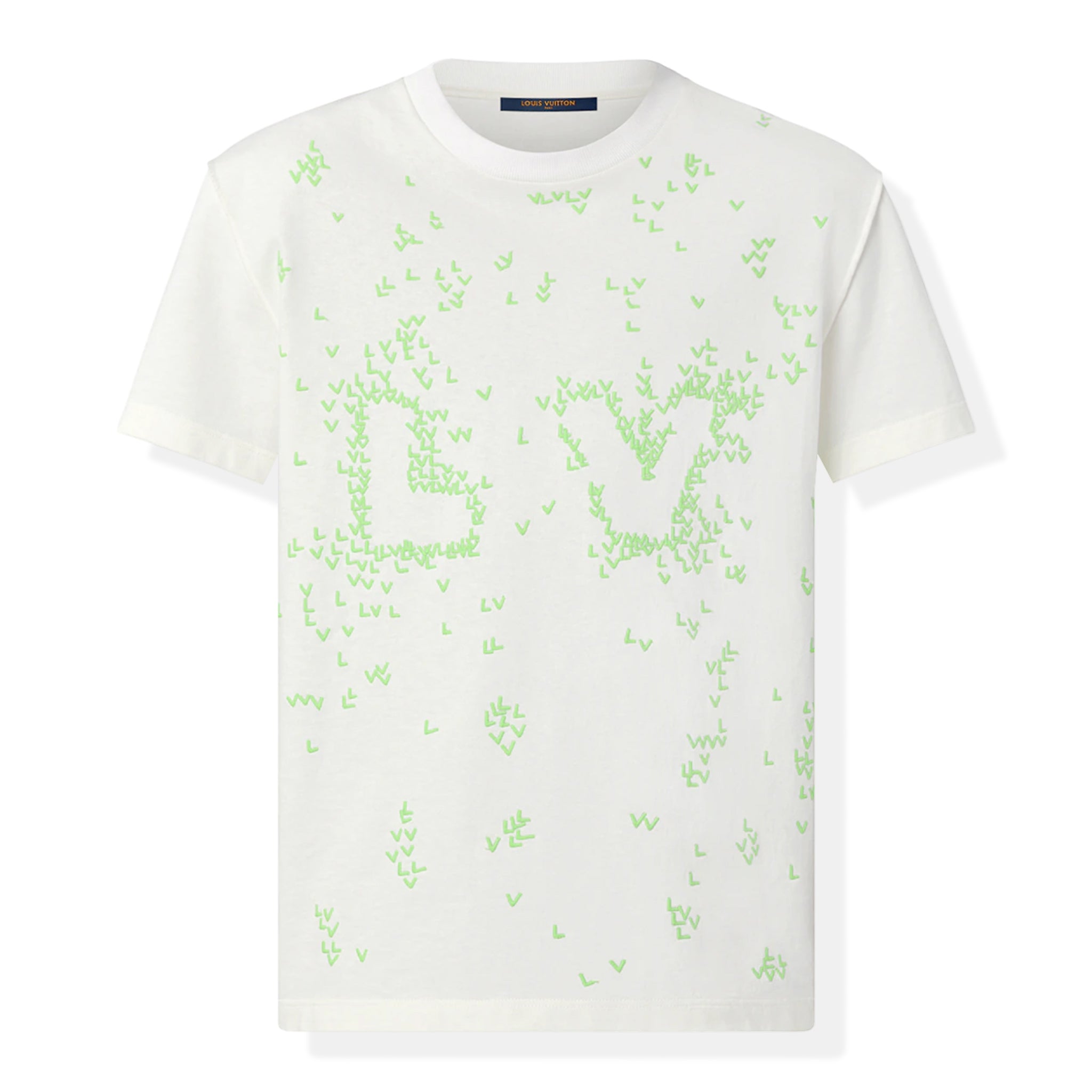 Louis Vuitton Signature 3D Pocket Monogram Short Sleeve Tee Shirt White  Pre-Owne