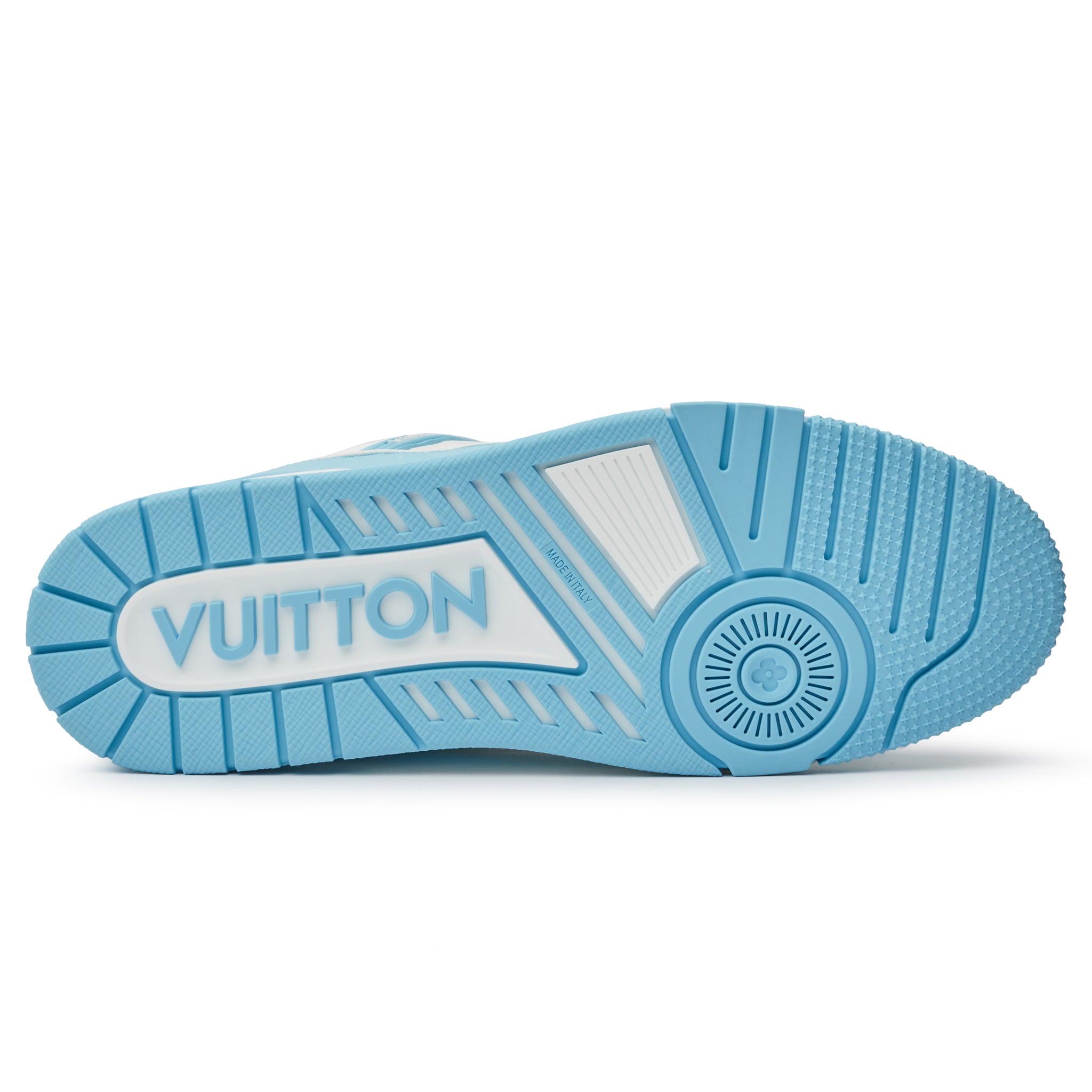 Giày Loius Vuitton Trainer Sneaker Blue Chuẩn Siêu Cấp