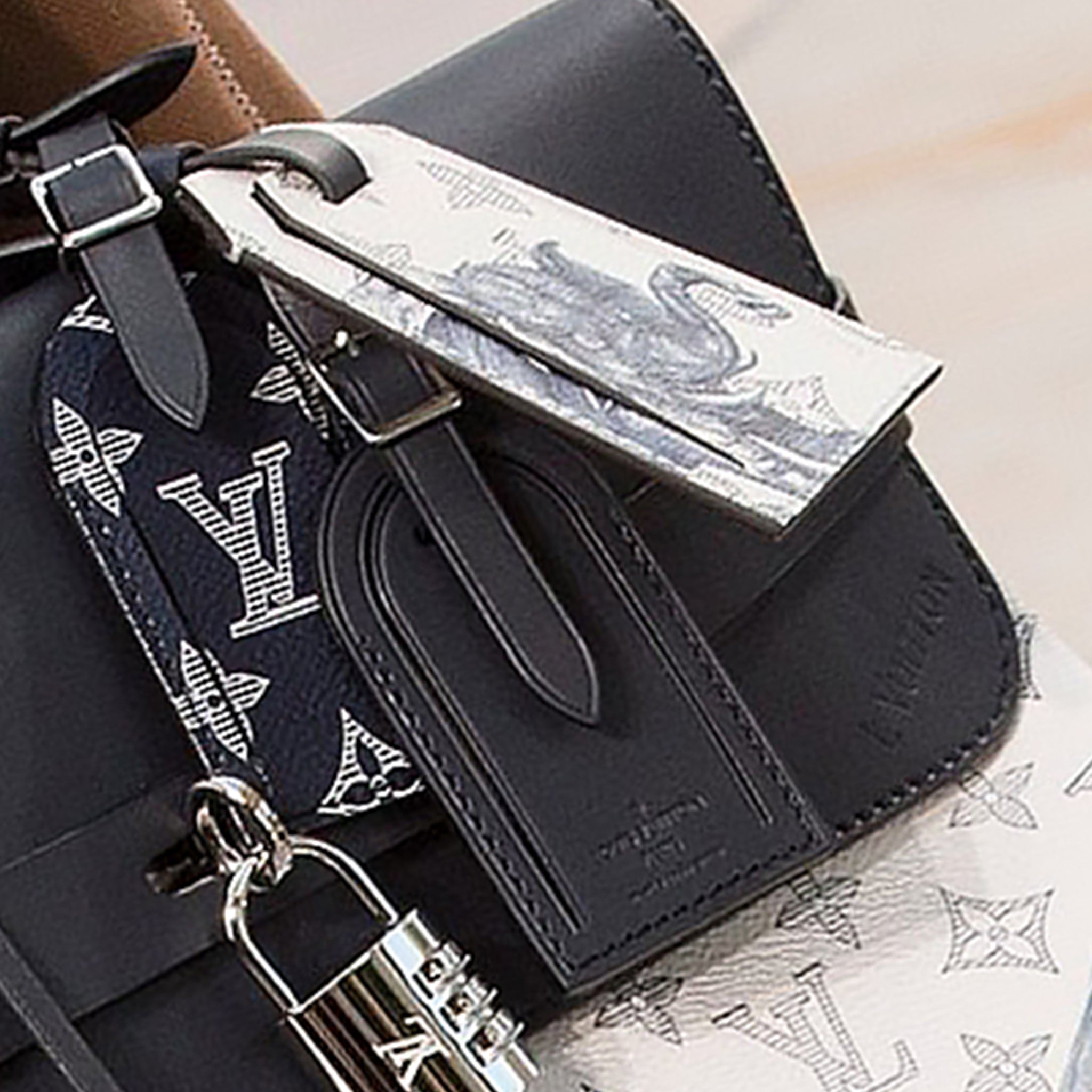 Louis Vuitton Keepall Bandouliere 45 Chapman Brothers Damier Savane Travel  Bag