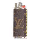 Louis Vuitton Monogram Brown Custom Bic Case