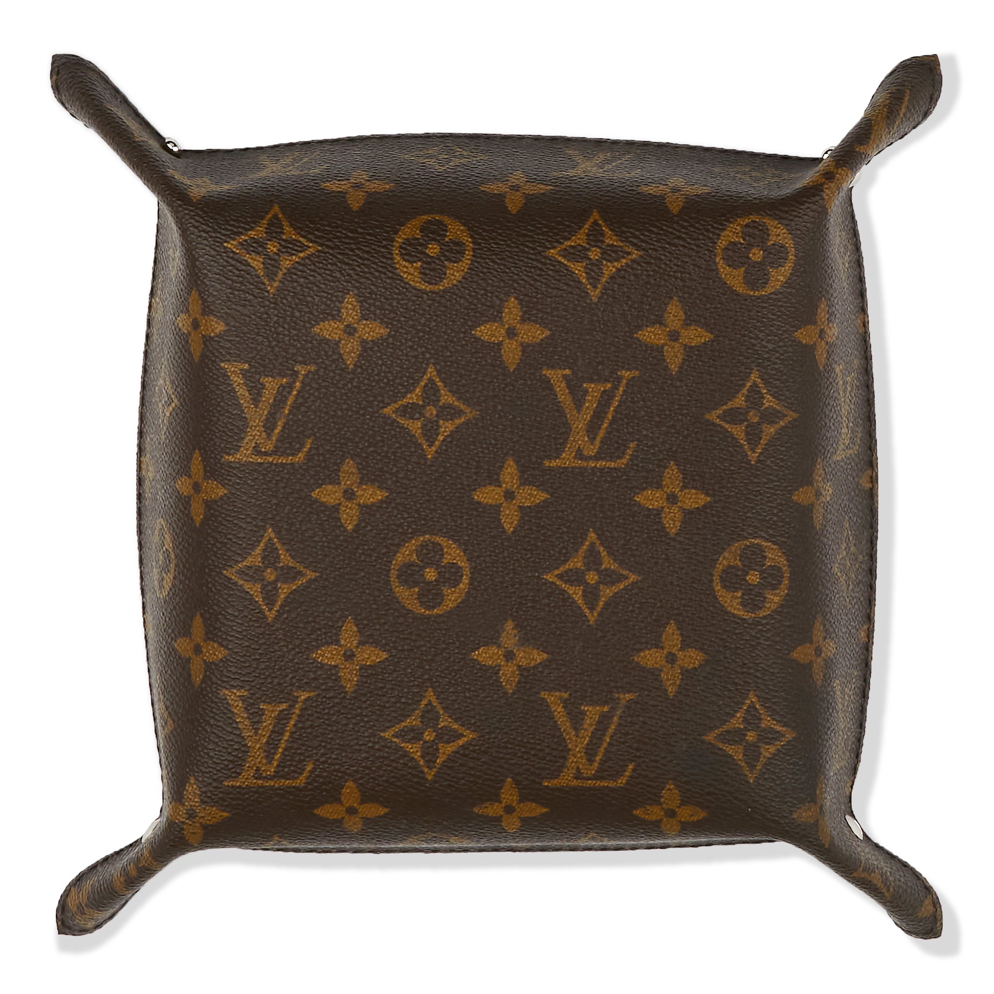 Image of Louis Vuitton Monogram Brown Custom Leather Tray