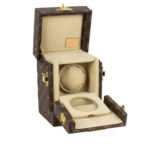 Louis Vuitton Monogram Brown Watch Box