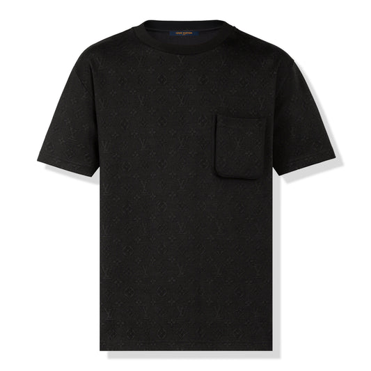 Louis Vuitton Monogram Signature 3D Pocket Black T Shirt
