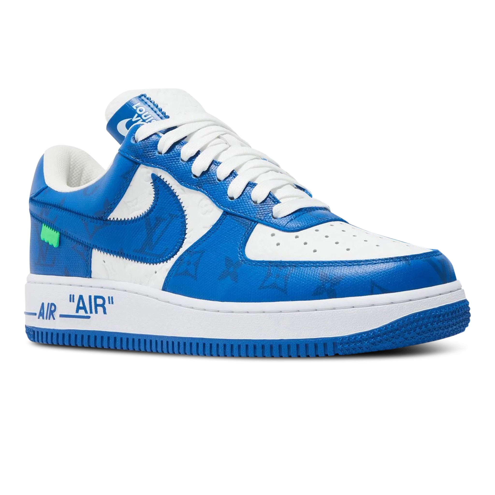 Nike Air Force 1 Low x Louis Vuitton x Virgil Abloh Blue Men's Size 8.5