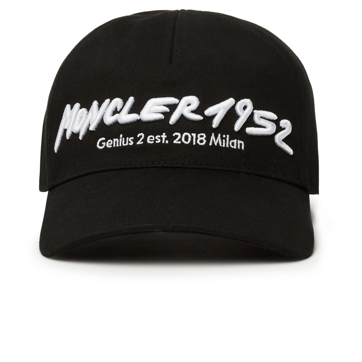 Moncler Genius 2 Moncler 1952 Embroidered Black White Cap 