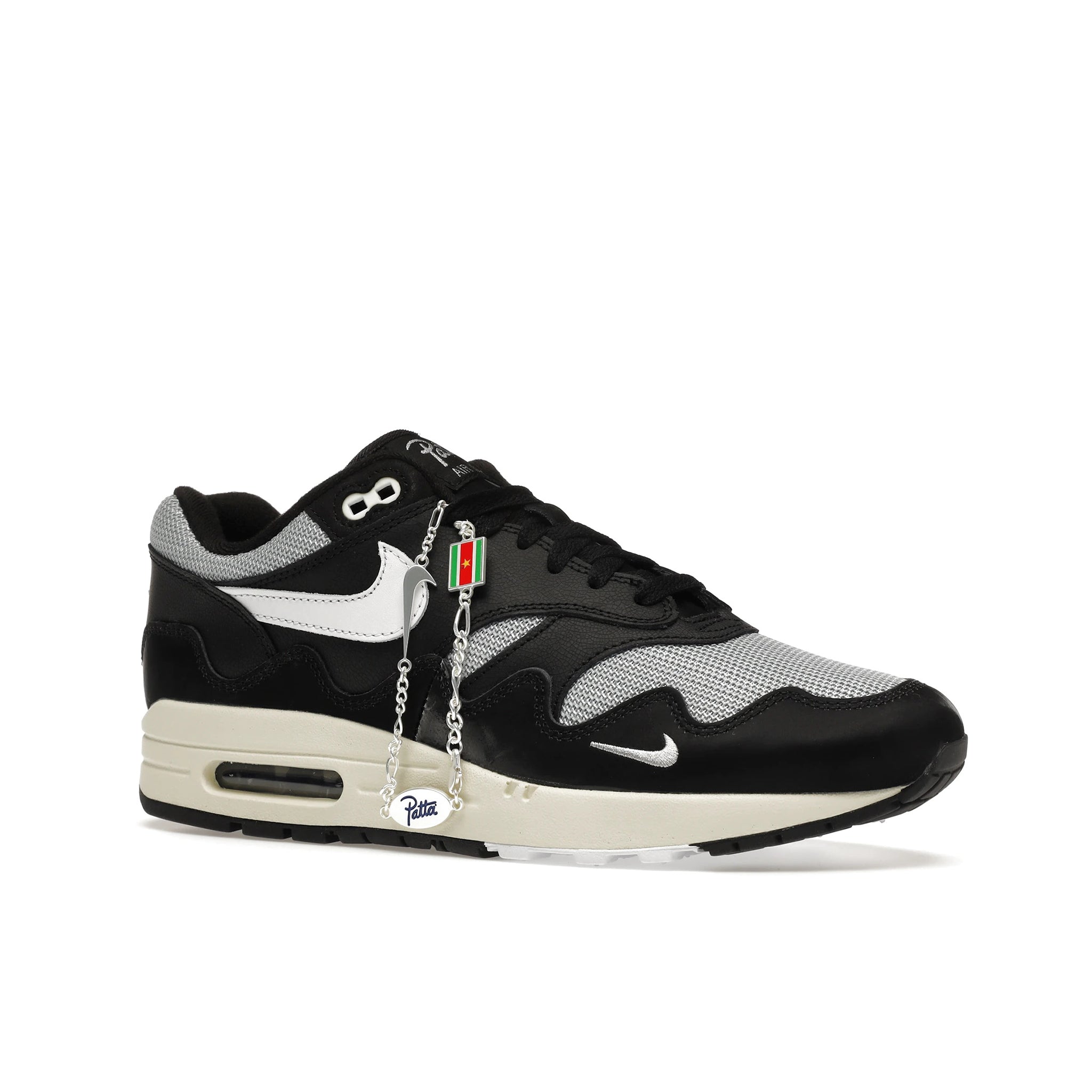Image of Nike Air Max 1 Patta Waves Black (With Bracelet)