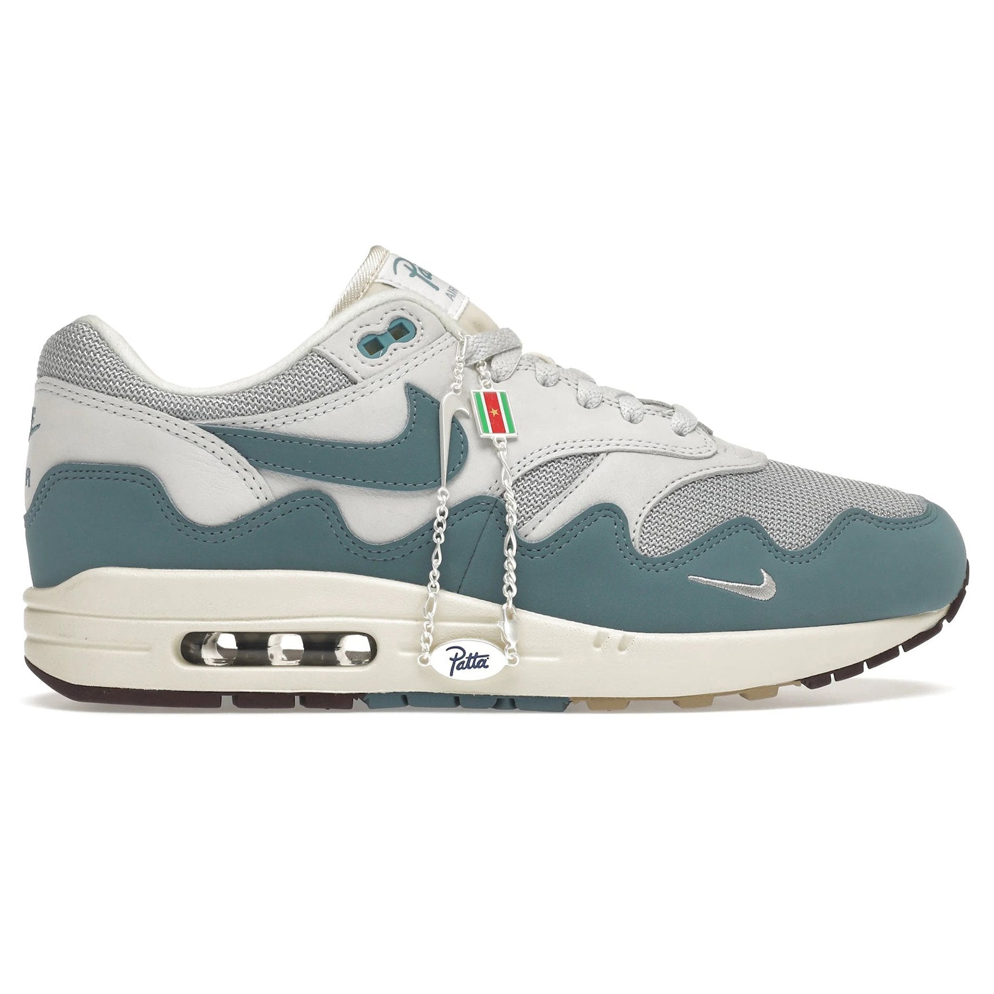 Image of Nike Air Max 1 Patta Waves Noise Aqua (With Bracelet)