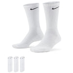 Nike Everyday Lightweight Training White Crew Socks - 3 Pairs