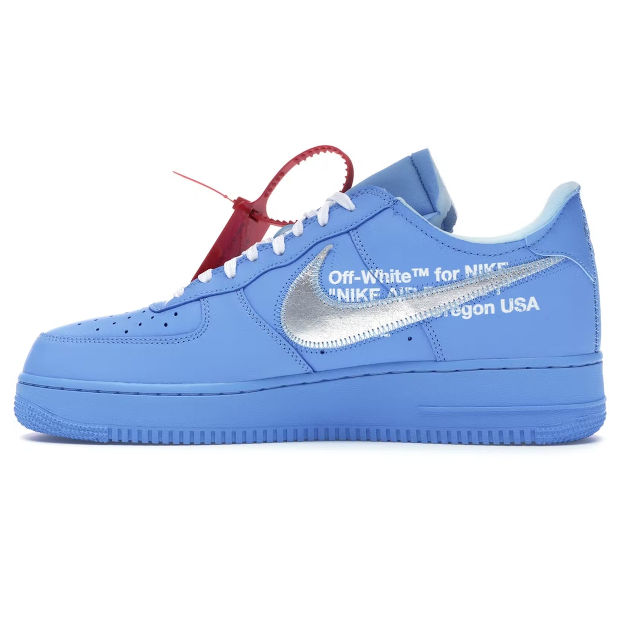 Nike x Off White Air Force 1 Low MCA University Blue – Crepslocker