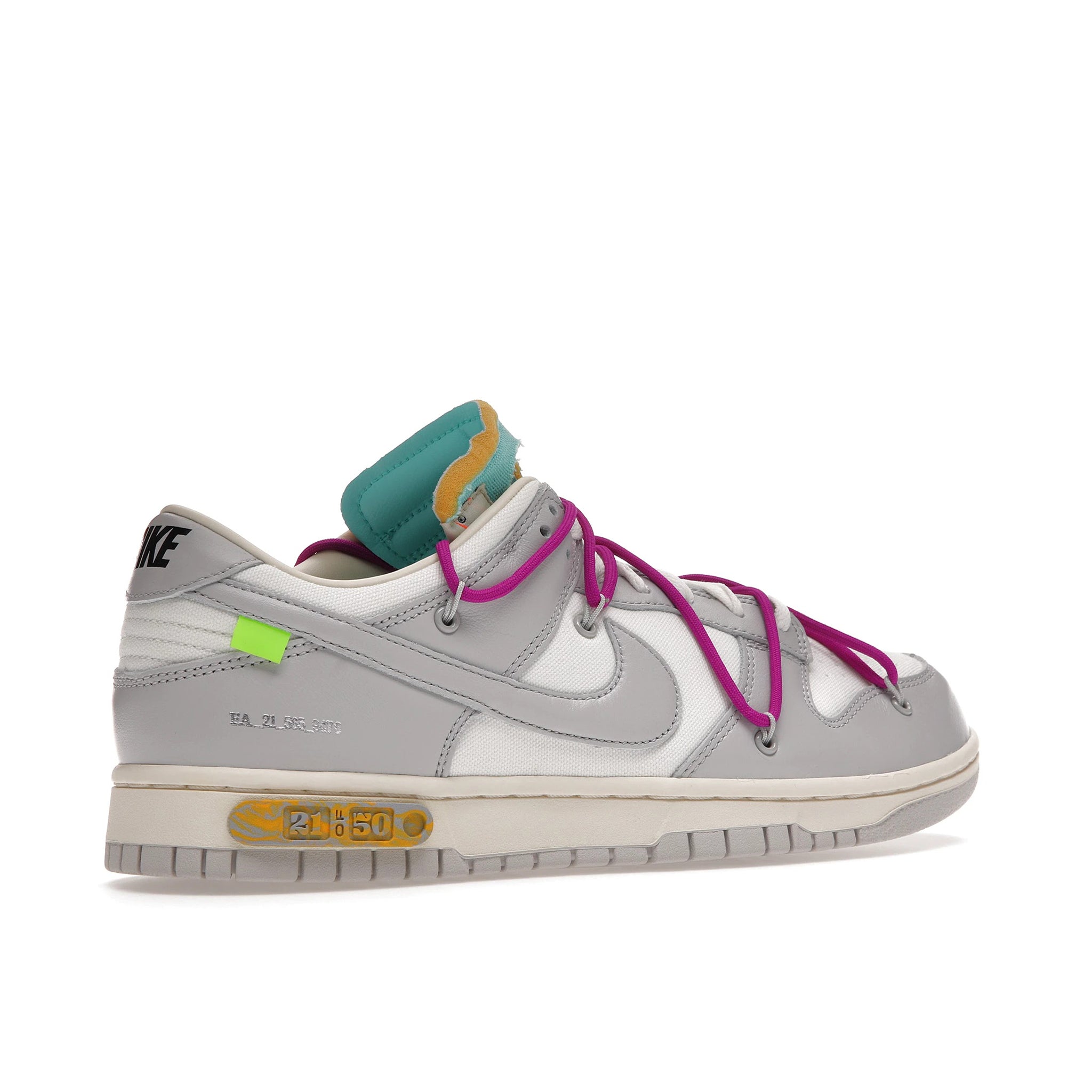 Image of Nike x Off White Dunk Low Lot 21