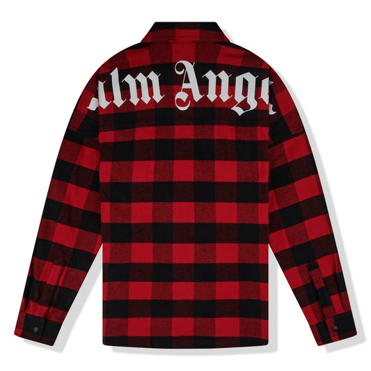Palm Angels Check Flannel Red Shirt