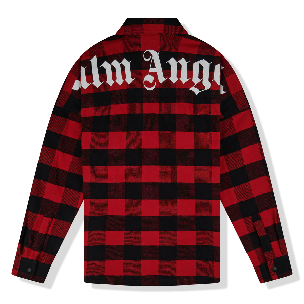 Palm Angels Check Flannel Red Shirt PMGA024C99FAB0012501