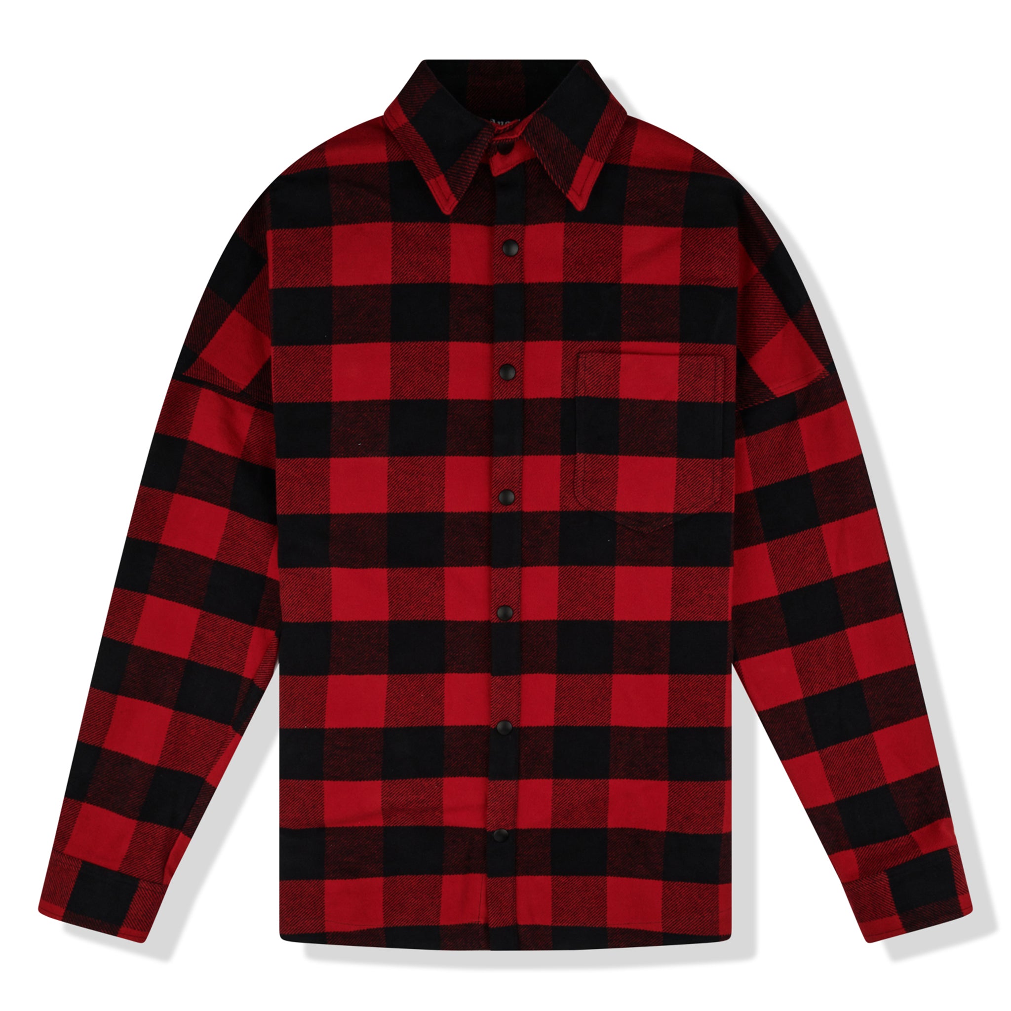 Image of Palm Angels Check Flannel Red Shirt