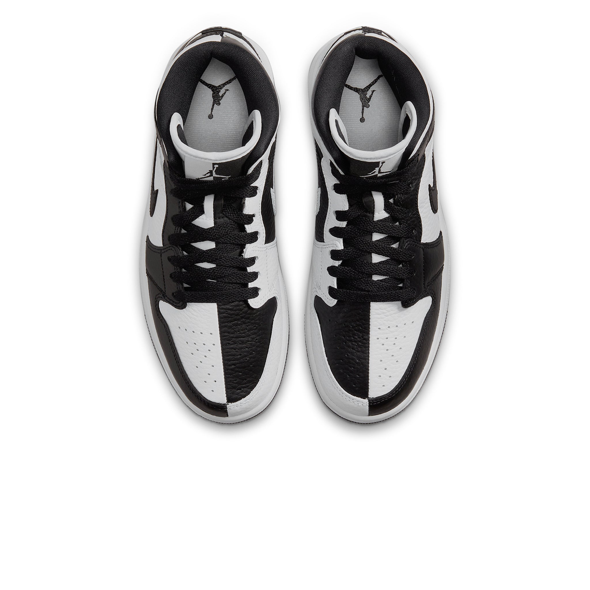 Image of Air Jordan 1 Mid Split Black White (W)