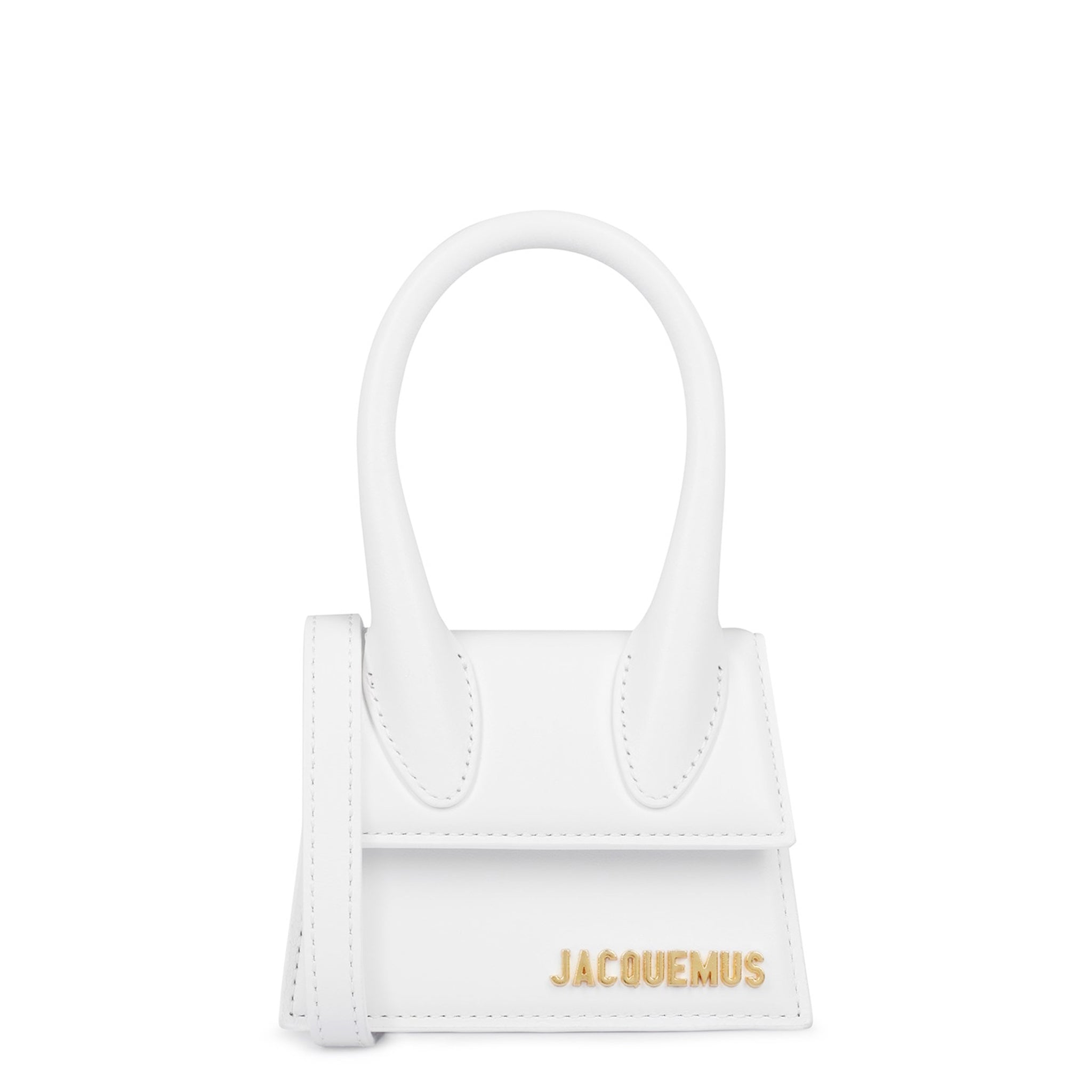 Jacquemus Le Chiquito White Mini Leather Bag & 213BA001-3000-100