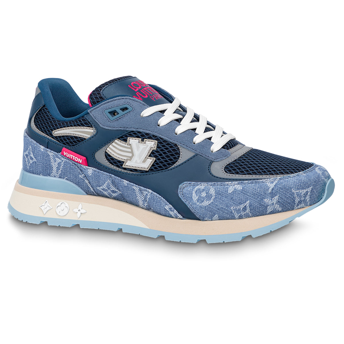 Louis Vuitton LV Run Away Blue Sneaker 1ABFCE - Main Image