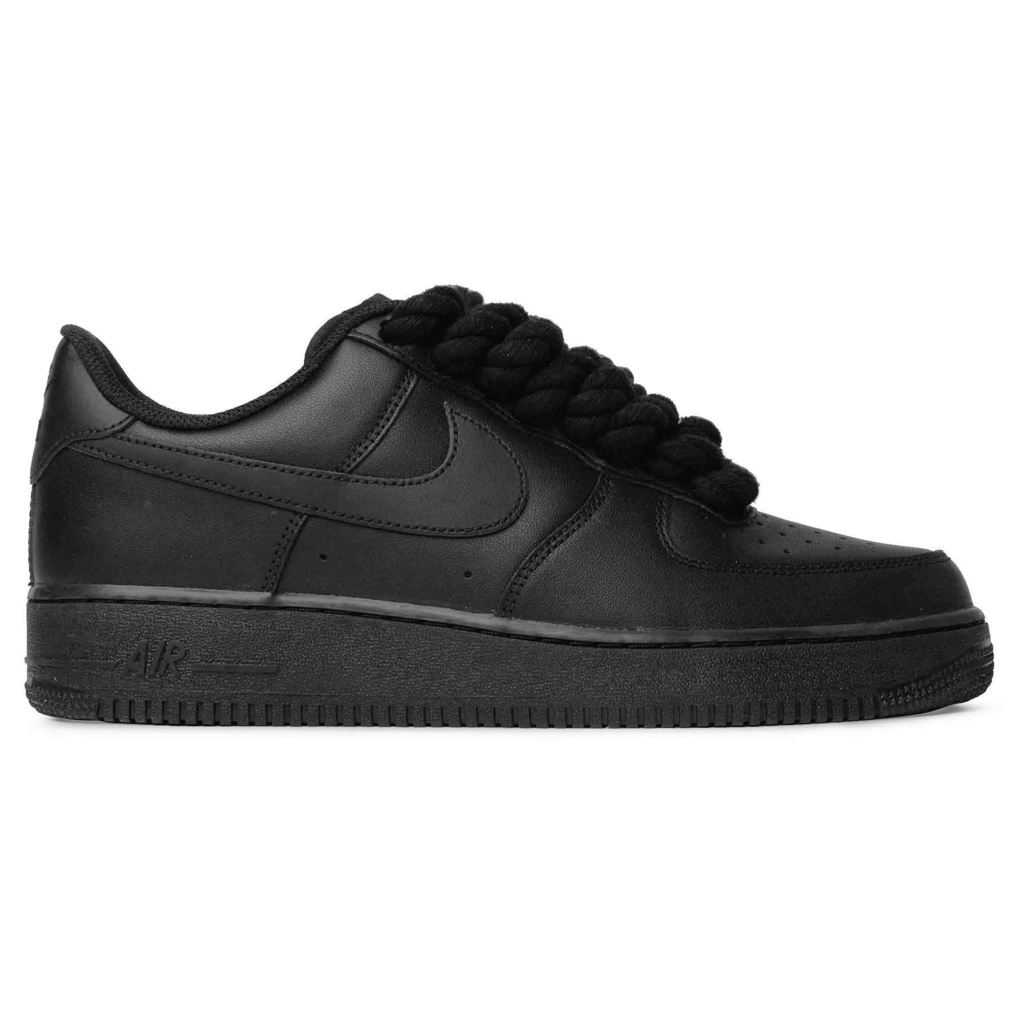 Image of Nike Air Force 1 Low Rope Lace Black