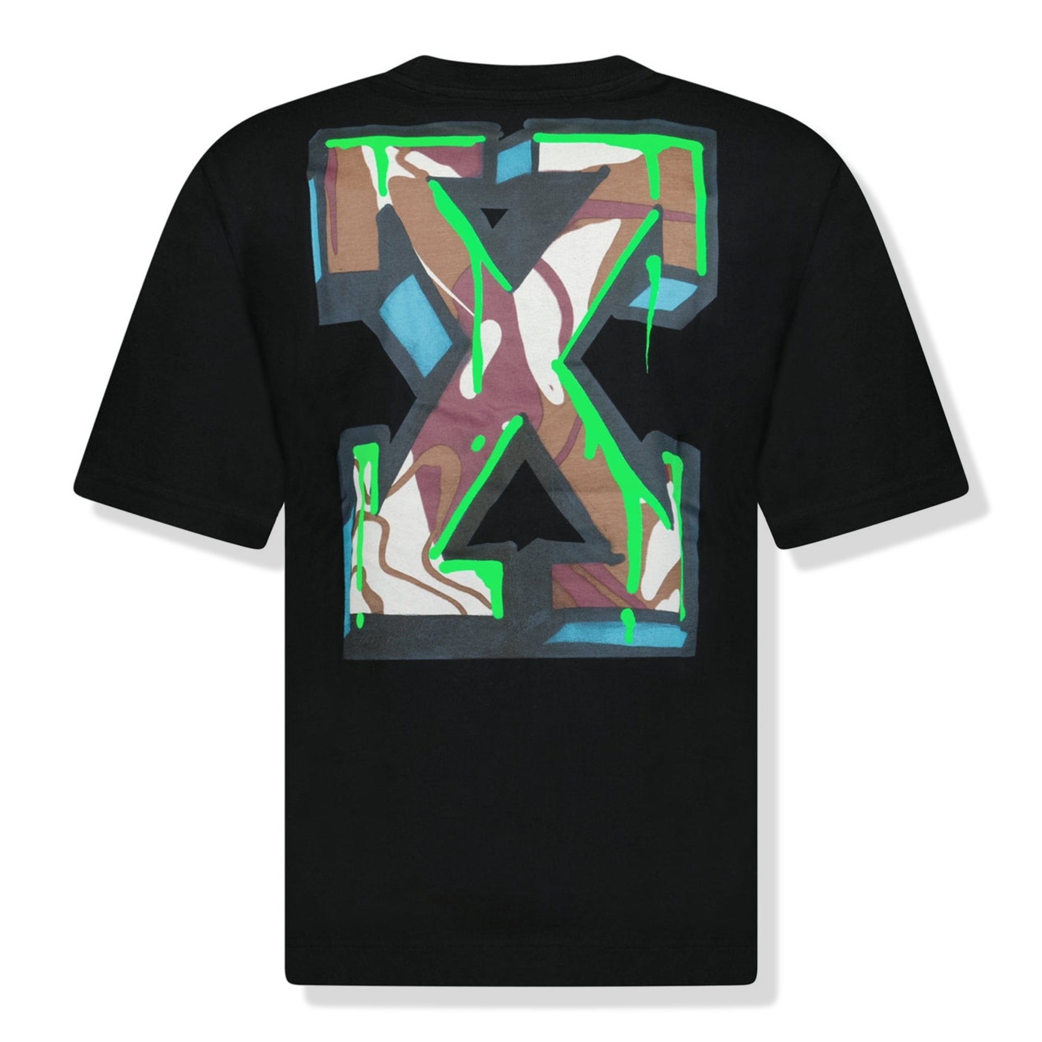 Image of Off-White Arrows Skate Slime Black T Shirt