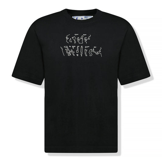 Off-White Arrows Skate Slime Black T Shirt