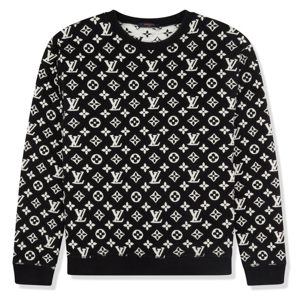 Louis Vuitton - Authenticated Sweatshirt - Cotton Black for Men, Very Good Condition
